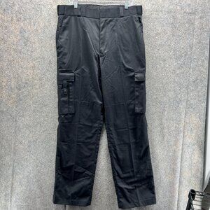 Tact Squad Pants Men 36 Reg Adult Black Polyester Tactical Cargo Police New